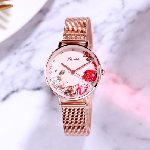 Color: Pink A - Fashion all-match watch set Q119-CJZBNSSY02619-Pink A