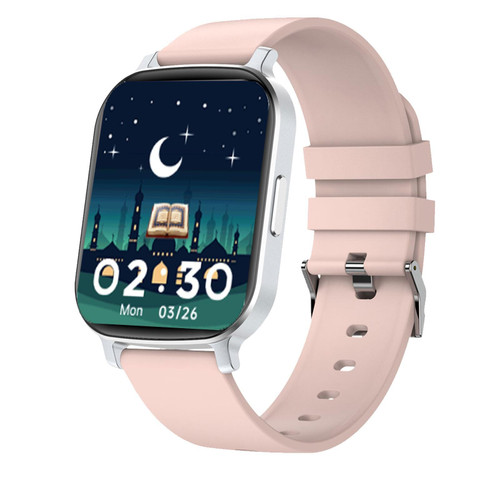 V6 1.83inch Smart Watches Answer Call Waterproof Fitness Watch with Quran Learning Function Pink K484-PEL_0QR0C54D