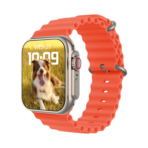 Mx8 Smart Watch 2.02-Inch Large Screen with Bluetooth 5.0 Headphone Waterproof Fitness Bracelet Ora K484-PEL_0PRAJS39