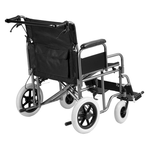 Wheelchair, Carbon Steel Transport Chair for Adults, Foldable Wheelchair with Detachable Armrest, S E415-FWYSLYTGHX24GCRZ7V0