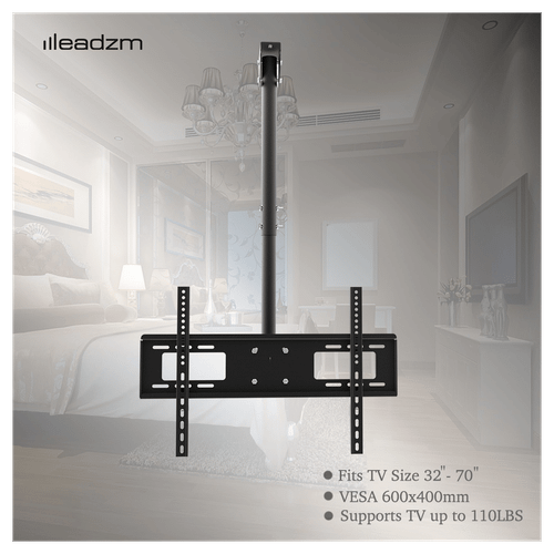 TMC-7006 Ceiling Mount TV Wall Bracket Roof Rack Pole Retractable For 32"-70" Flat Screen T575-S0671269924