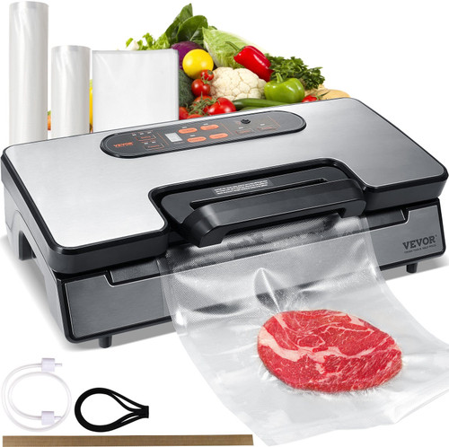 Vacuum Sealer Machine, 90Kpa 130W Powerful Dual Pump and Dual Sealing, Dry and Moist Food Storage,  E415-SYJZKFKJTSSB35KV5V1