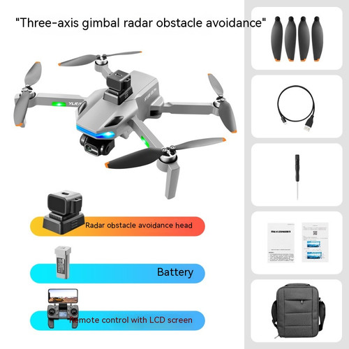 Color: Gray Suit 2, format: One Electric Version - Folding UAV Three-axis Stable PTZ Anti-shake HD Q119-CJYD191764610JQ