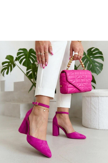 violet - Block heel pumps model 226563 Solea U704-226563