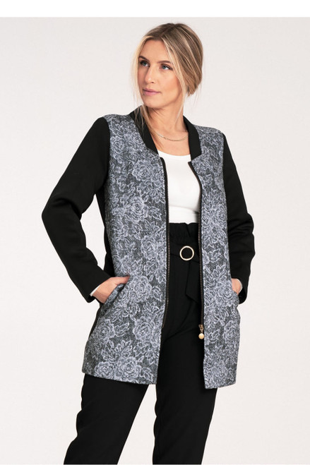 black - Coat model 217066 Figl U704-217066