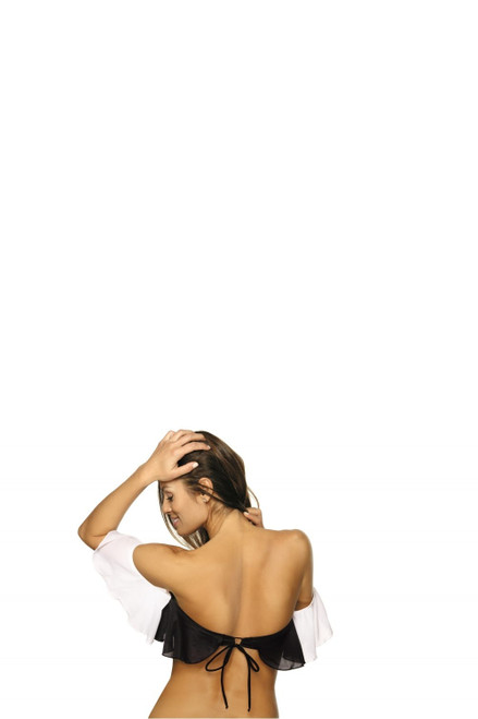 black - tankini shirt model 112284 Marko U704-112284