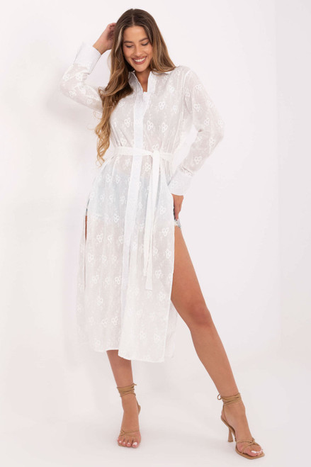 white - Long sleeve shirt model 215877 Lakerta U704-215877