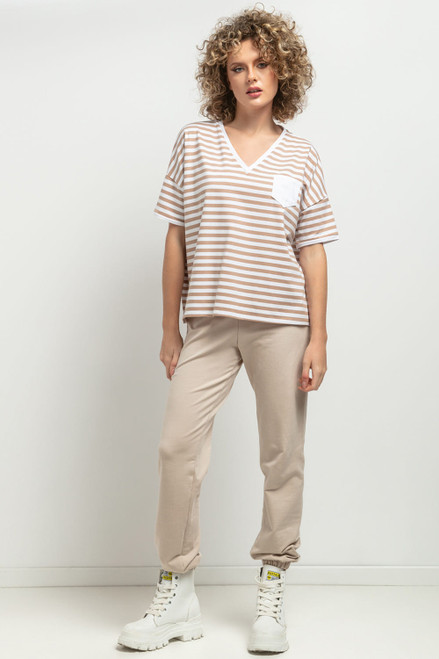 beige - Blouse model 191824 Tessita U704-191824
