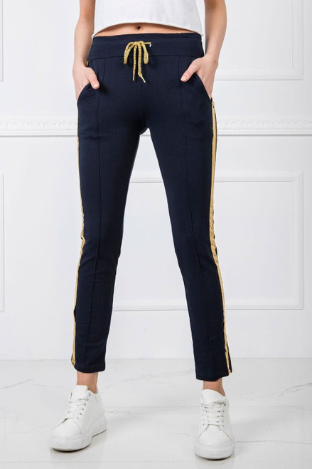 navy blue - Tracksuit trousers model 166246 BFG U704-166246