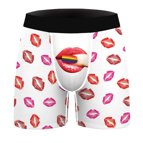 New Digital Printing Sterile Underwear Men'S Sexy Lips Comfo Q119-CJYD1128533