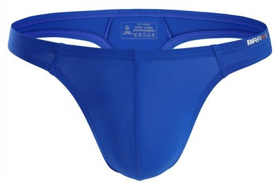 Color: blue, Size: M - Ice silk men's thong Q119-CJNSNYYD00034-blue-M