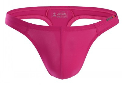 Color: Pink, Size: S - Ice silk men's thong Q119-CJNSNYYD00034-Pink-S