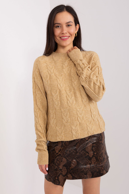 brown - Jumper model 208298 AT U704-208298