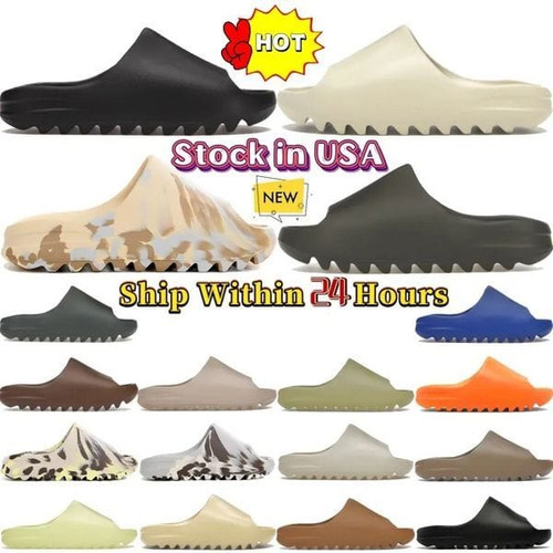 Color: Blue - Size: US5=Eur37?‰€23.3cm(Inside length)?±4mm - Designer slides for men slippers onyx  Y829-1481101035102646284