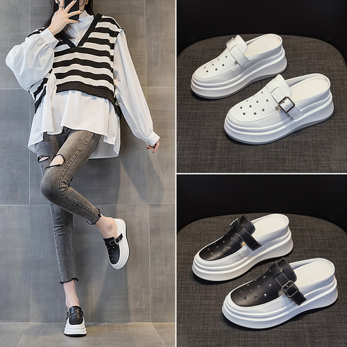 Women's Fashion Casual Platform Muffin Soft Bottom Cutout Sandals Q119-CJYD1994661