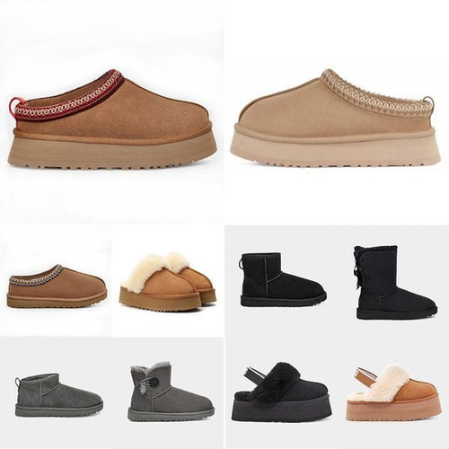 Color: SKU-6 - Size: WOMEN US4=EUR35 - Designer Shoes Womens Tazz Slippers Tasman Fur Slides Classi Y829-1304256601552998415