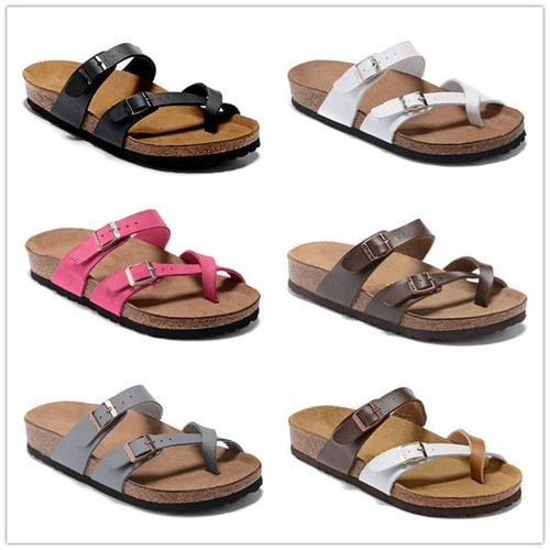 Color: Blue - Size: L8/M6(Eur39=25CM) - Mayari florida arizona hot sell summer cork slippers men wo Y829-1240883362235760675