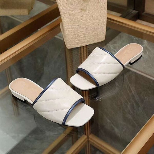 Color: Split - Size: US5.5 - Classic design women's fashion slippers summer solid color casual shoe Y829-1454522314588295186