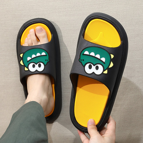 Shoe size: 40, Color: 2Style - Slippers Men Wear Net Red Ins Tide Home Non-Slip Cartoon Cute Thick  Q119-CJNS117829528BY