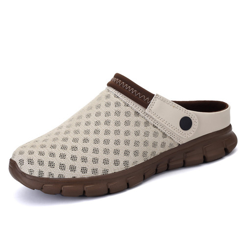 Color: Brown, Size: 41 - Breathable hole shoes Q119-CJBHNSNS07174-Brown-41