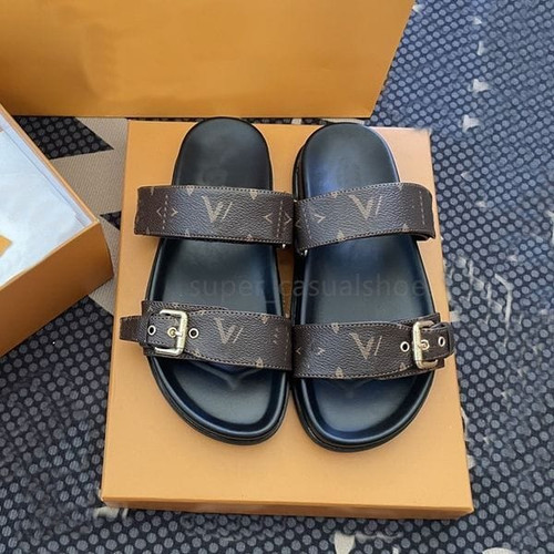 Color: A6 - Size: Men US 7=UK 6=EUR 40 - Quality Slippers Designer Slides Men Women Sandals Fashion Y829-1238212009140277323