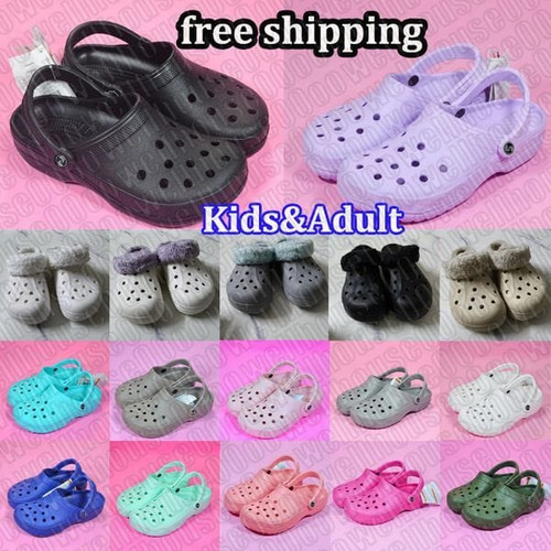 Color: Blue - Size: Kids size:C12=18CM - free shipping designer slippers men women clogs sandals su Y829-1447366779797331996