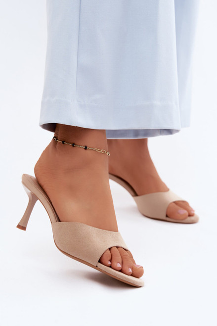 beige - Heeled sandals model 227940 Step in style U704-227940