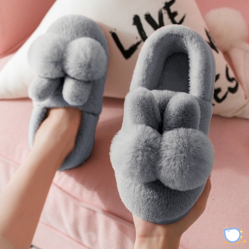 Color: 1style, Size: 38 39 - Little White Rabbit Cotton Slippers Q119-CJNS109642802BY