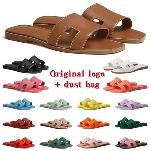 Color: Color 1 - Size: WomanUS10=UK8.5=EU41 - Designer Women Sandals Leather Flats Ladies Room Outd Y829-1375650820408532992