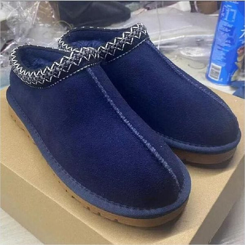 Color: Brick Red - Size: With logo no box Image Color - Australia Designer Tazz Slippers Fur Women  Y829-1230960618289074235