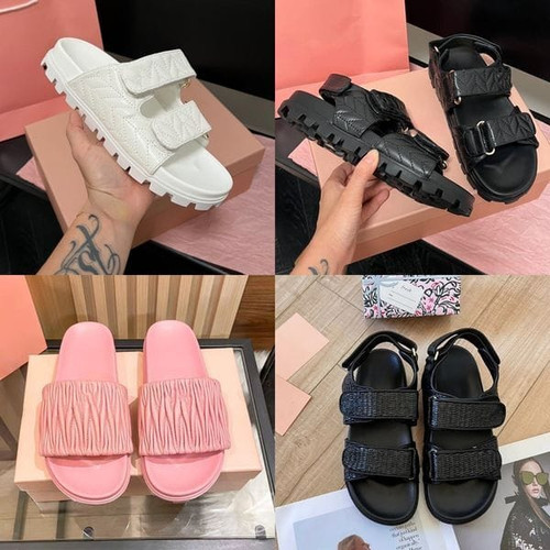 Color: #5 - Size: Women US8=EU39=UK5.5 - Adult: yes - 10A designer slippers sandles Sandals slides  Y829-1388766589499150412