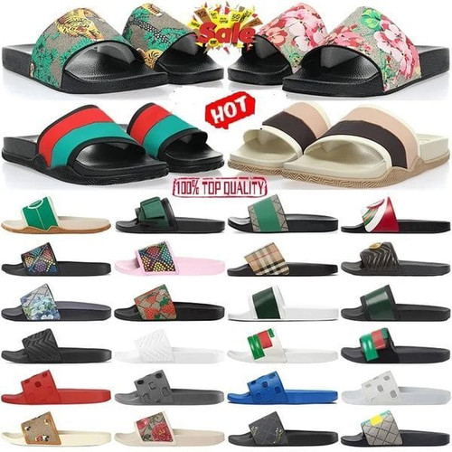 Color: 01# - Size: US5=EU35=women - Designer slippers Men Women slides Sandals flat sliders for men Y829-1423585187665707045
