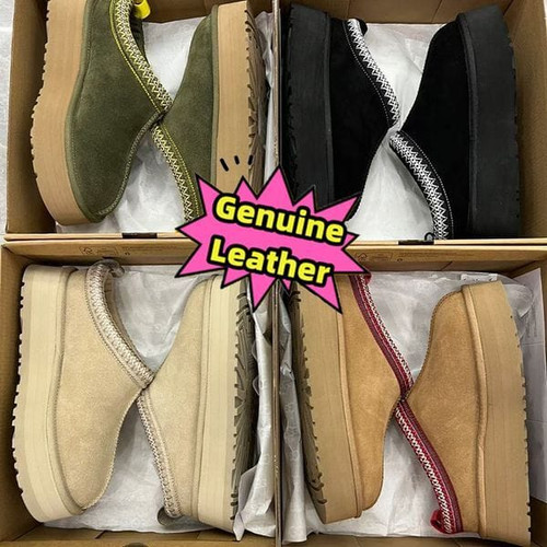 Color: A1 - Size: Woman us11=eu42=280mm - Adult: yes - Designer Fur Slides Women Tazz Slippers Tasm Y829-1312207391462617091