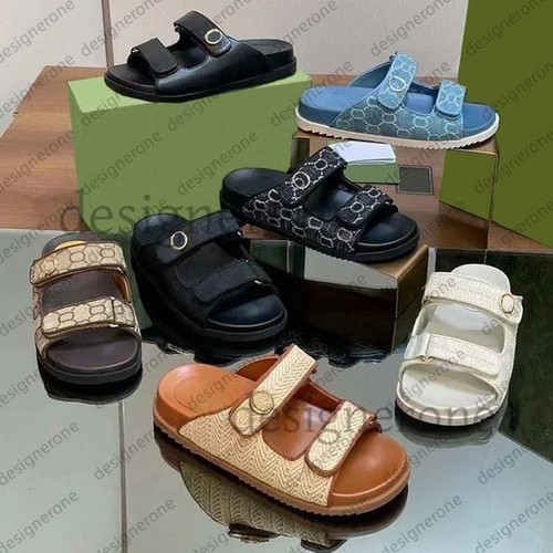 Color: G 3 - Size: Eu38 - Classic Designer Sandals Slippers Summer Slide Flip Flops Luxury Flat Thi Y829-1348066376656363520