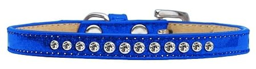 Clear Crystal Size 16 Blue Puppy Ice Cream Collar S528-612-01 BL-16