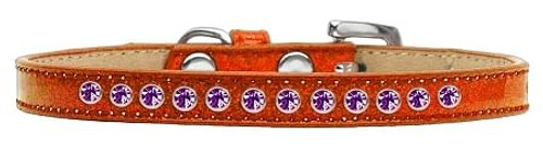 Purple Crystal Size 16 Orange Puppy Ice Cream Collar S528-612-09 OR-16