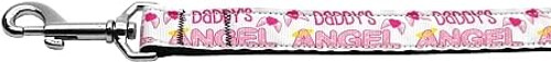 Daddy's Angel Nylon Dog Leash 5/8 inch wide 4ft Long S528-125-107 5804