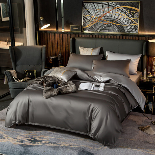 Color: High gray light gray, Size: Increase the fourpiece suit - Sheet Pillowcase Xinjiang Cotton F Q119-CJCZ122922118RI