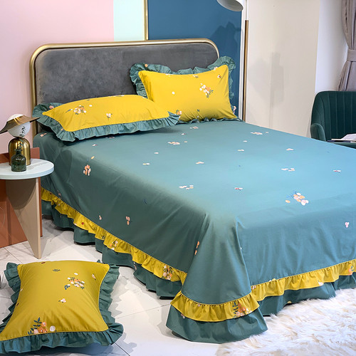 Color: G, Size: 250x270bedsheet pillowca - Pure Cotton Edge Rounded Ab Version Bed Sheet Pillowcase Q119-CJCZ120369232FU