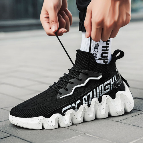 Color: Black, Size: 42 - Lace-up outdoor men's shoes Q119-CJBHNSNS29318-Black-42