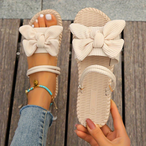 Women's Fashion Bowknot Flat Slippers Q119-CJYD2363025