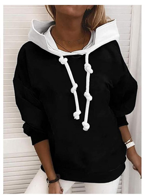 Color: Black, Size: XL - Women's Long-sleeved Autumn And Winter Striped Printed Sweater Q119-CJWY119869404DW