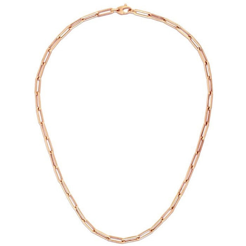 Size: 18'' - 14K Rose Gold Bold Paperclip Chain (4.2 mm) P150-08826-18