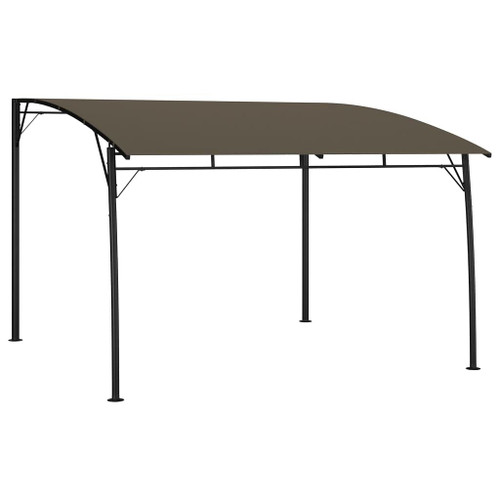 vidaXL Sunshade Awning Taupe Powder-coated steel, 100% polyester A949-312254