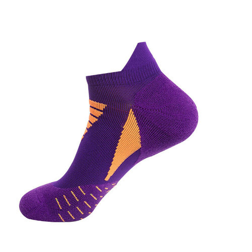 Color: Purple - Towel bottom outdoor socks Q119-CJNSFJWZ00243-Purple