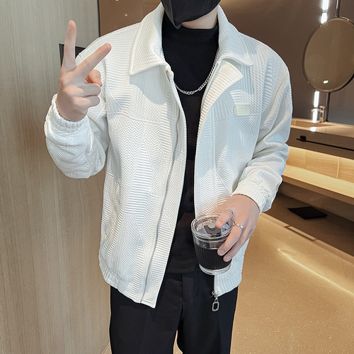 Color: White2283, Size: 2XL - Spring Tooling Jacket Casual Men's Wear Q119-CJQB173786324XC