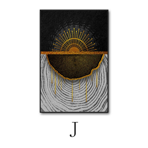 Specifications: J, Size: 50x 70 Gold Frame Porcelain - Modern Minimalist Hanging Simple Hotel Club  Q119-CJJT223359957EV