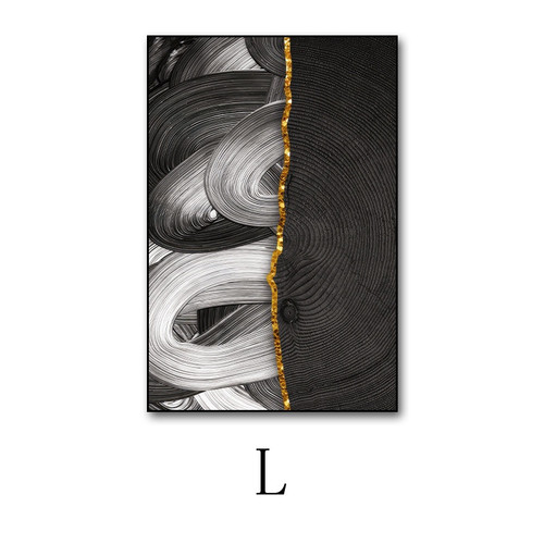 Specifications: L, Size: 60x 80 Gold Frame Canvas - Modern Minimalist Hanging Simple Hotel Club Sal Q119-CJJT223359971SH