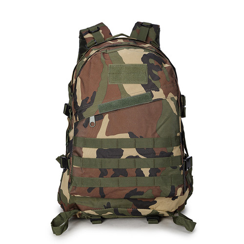 Color: Jungle camouflage - Camouflage camouflage multi function double shoulder bag waterproof Oxfo Q119-CJYDYDYD00206-Jungle camouflage