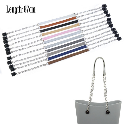 Ships From: CHINA, Color: Orange - New Tanqu 1 Pair Silver Long Thick Single Chain with OT metal bu F640-12000039284145616